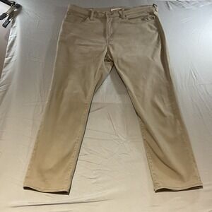 Lucky Brand 121 Slim Straight pants 38x30 Khaki Tan Denim Casual Pants